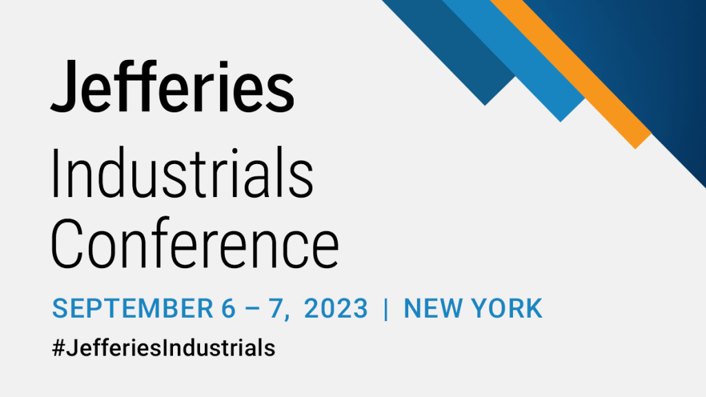 Jefferies Industrials Conference 2023 Jefferies