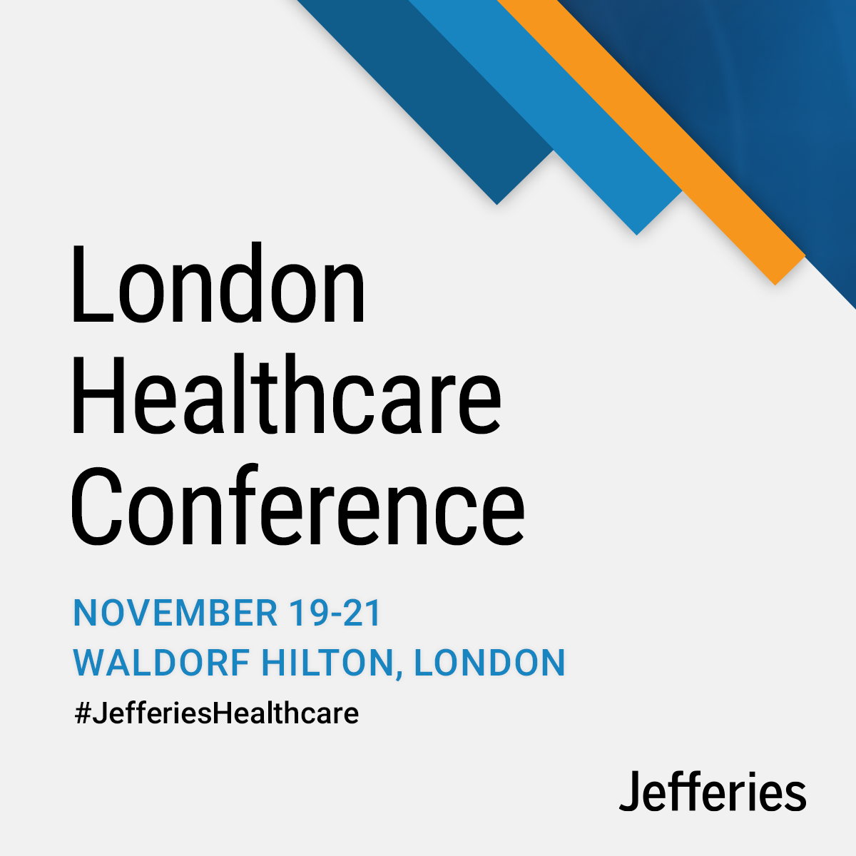 Jefferies London Healthcare Conference 2024